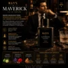 RAYN MAVERICK Eau De Parfum 30ml Parfum Pria Aroma Woody Spicy Maskulin Tahan Lama Wangi Premium Elegan Origina