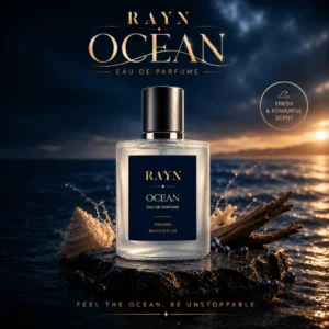 RAYN OCEAN Eau De Parfum 30ml Parfum Pria Aroma Fresh Marine Maskulin Wangi Segar Premium Original